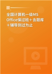 全国计算机一级MS Office通关班（含题库）