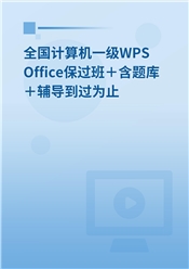 全国计算机一级WPS Office通关班（含题库）